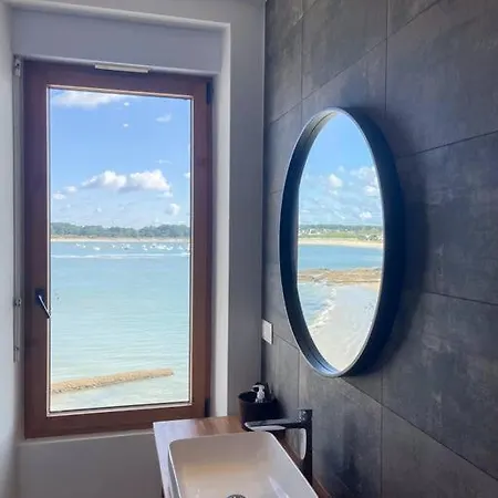 Appartement 3P 70M2, Vue Mer, Plage Et Port De Lomener Ploemeur Exterior photo